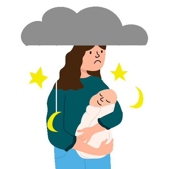New Baby No Sleep Sticker by Maltesers