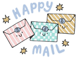Happymail Snailmail Sticker by STICKIICLUB