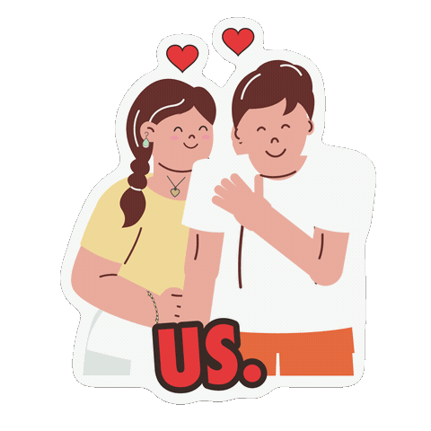 Couple Love Sticker by Meet the Batches