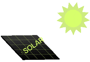 Solar Energy Sun Sticker