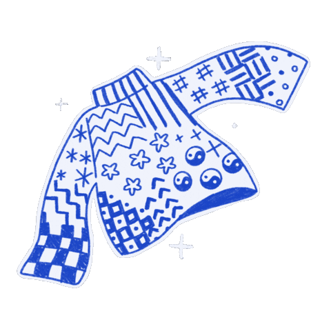 Pattern Sweater Sticker by Laura Dalgaard Knit