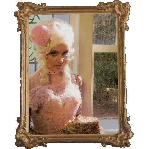 Birthday Cake Pink Sticker by Kiki Kramer