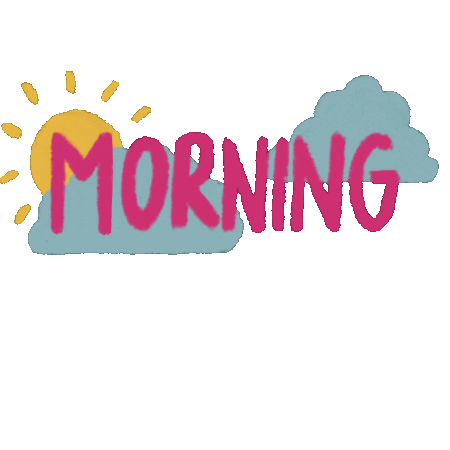 Good Morning Sun Sticker