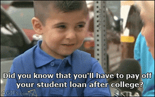 Student Loan College GIF