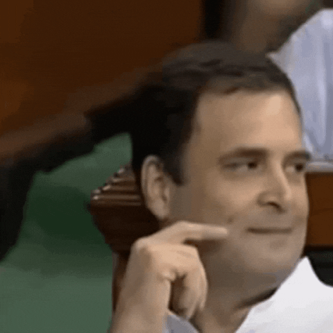 Rahul Gandhi Laugh GIF by Bombay Softwares