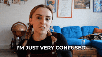 Confused Confusion GIF by HannahWitton