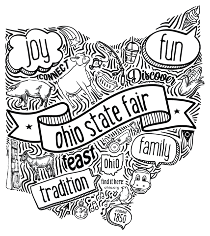 State Fair Columbus Sticker by Ohio State Fair & Expo Center