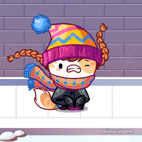 Freezing Cold Weather GIF by Mino Games