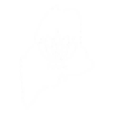 Maine Yoga Jewelry Sticker