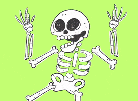 Halloween Skull GIF by GIPHY Studios Originals