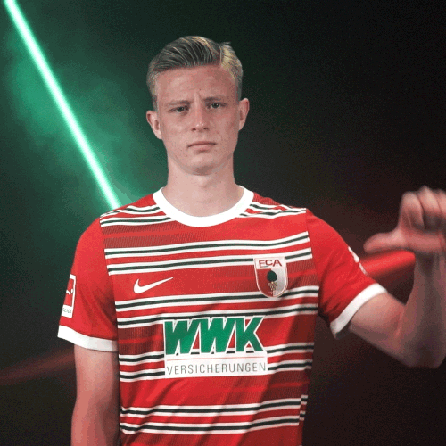 Football Thumbs Down GIF by FC Augsburg 1907