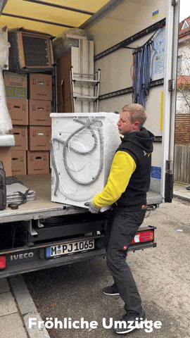 Umzugsunternehmen Moving GIF by Froehliche Umzuege
