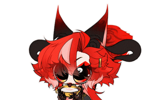 Cat Girl Drink Milk Sticker