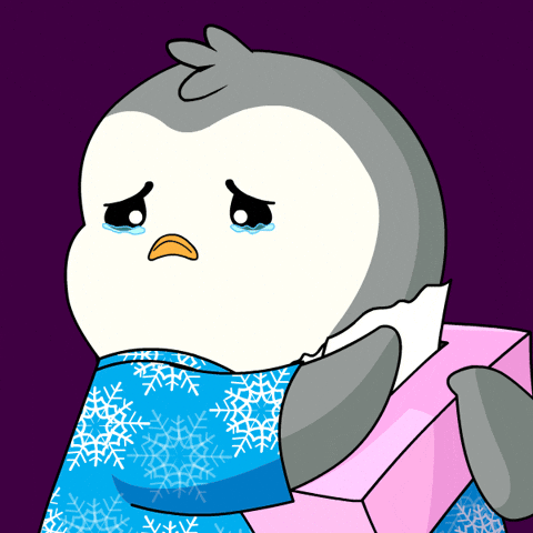 Sad Penguin GIF by Pudgy Penguins by pudgypenguins