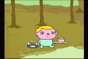 90s snacking GIF