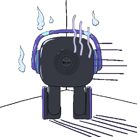 Emo Sulking Livingai Sticker