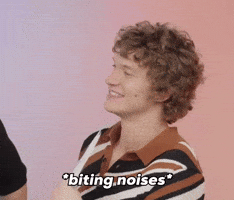 Bite Biting GIF by Naomi