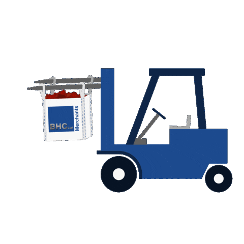 Delivery Forklift Sticker by bhcmerchants