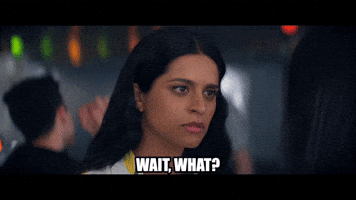 Shocked Wait What GIF by Lilly Singh