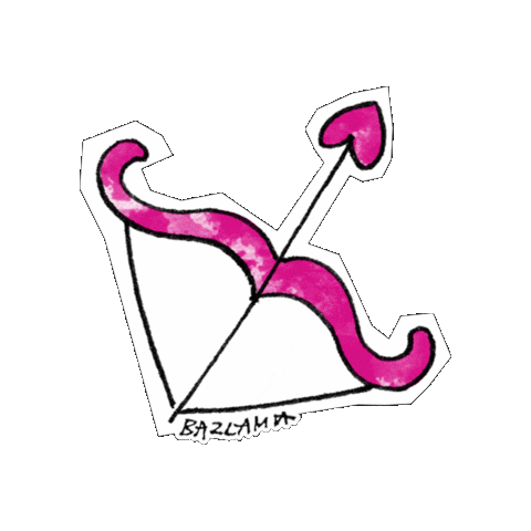 Arrow Love Sticker by ÇeşmeBazlamaKahvaltı