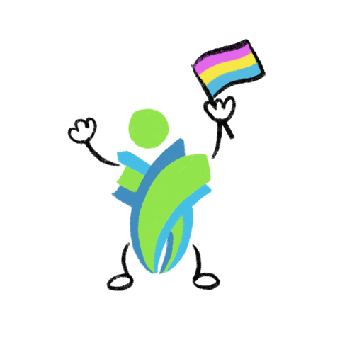 Calgary Pride Sticker by Sam Ru