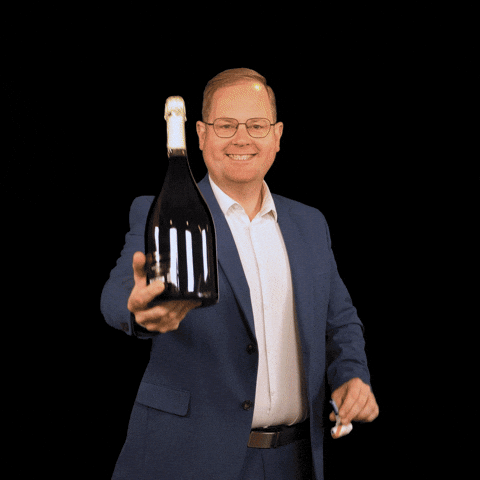 Champagne Makelaardij GIF by De Koning Makelaars