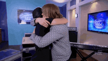 tv show hugging GIF by American Idol