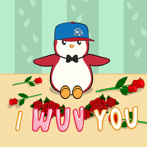 I Wuv You GIF by Pudgy Penguins