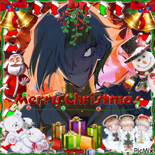 Merry Christmas Text GIF