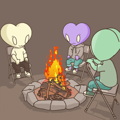 Camping With My Friends GIF by LT3 Creations