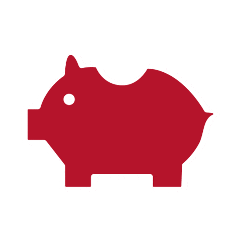 Sparen Schweinchen Sticker by Mayflower-Capital