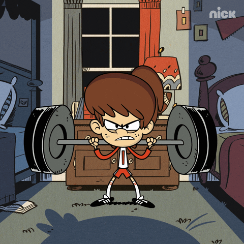 The Loud House Workout GIF by Nickelodeon