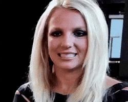 awkward britney spears GIF