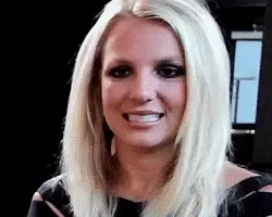 awkward britney spears GIF