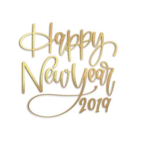 New Year Gold Sticker by lovetistrue