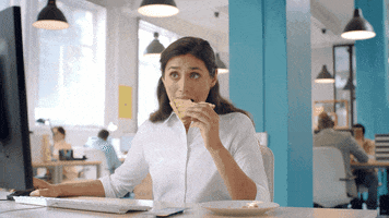 office lunch GIF