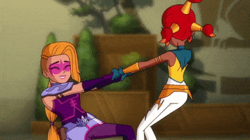 friends yes GIF by mysticons
