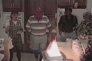 fire birthday GIF by America's Funniest Home Videos