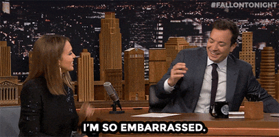 embarrassed jessica alba GIF