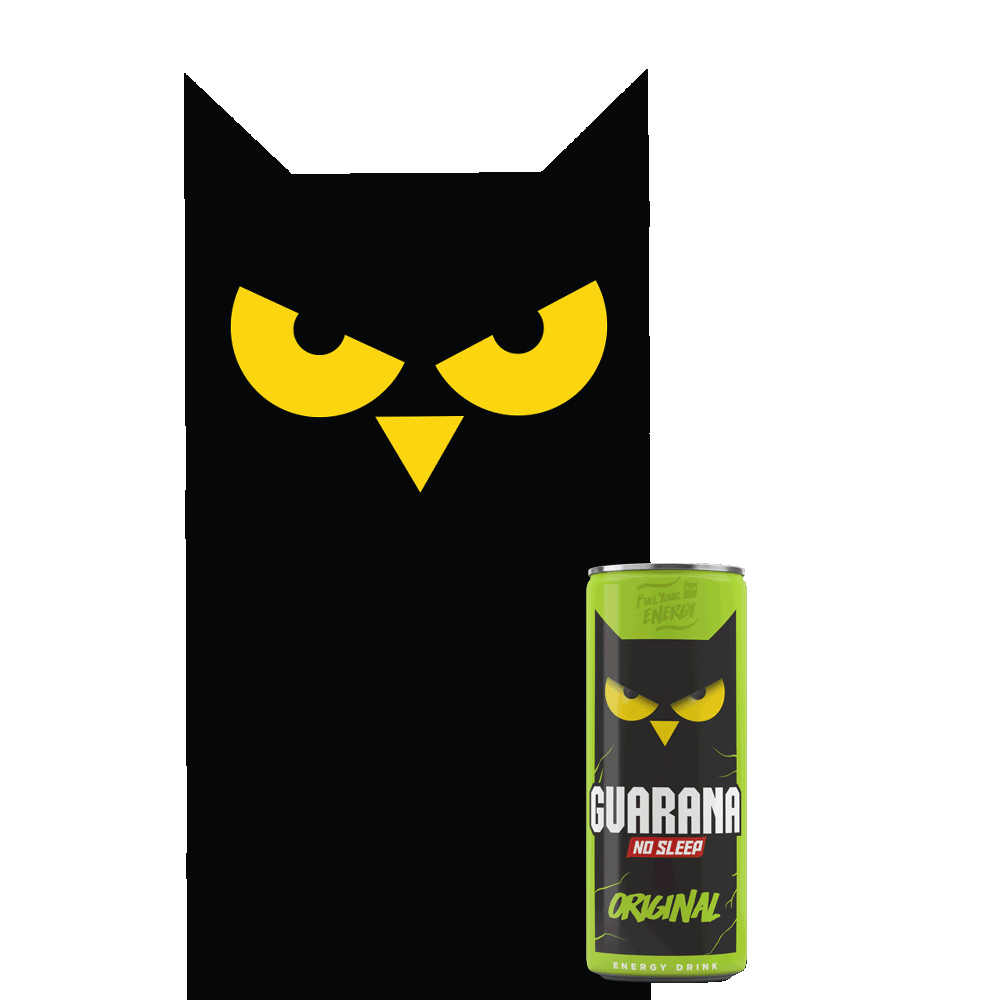 Energy Drink Owl Gif By Guarana Find Share On Giphy