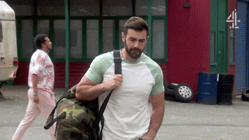 Excited Daddys Home GIF by Hollyoaks