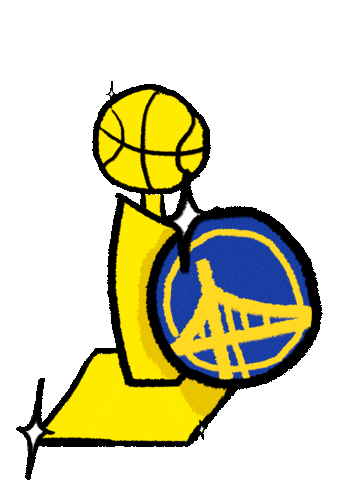 Golden State Warriors Sport Sticker by Jake Martella