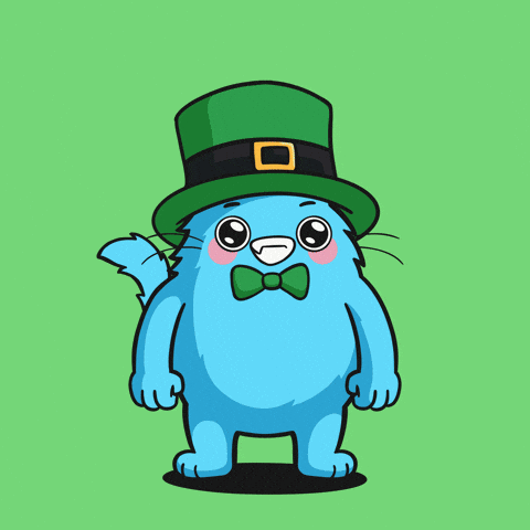 St Patricks Day Cat GIF by Frensville