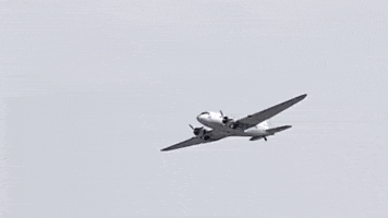 Flying Dc-3 GIF