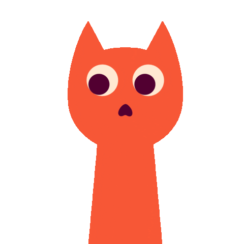 Cat Love Sticker by boneandbiscuit