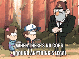 Gravity Falls Police GIF