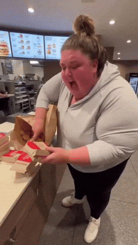Mc Donalds Angry Woman GIF