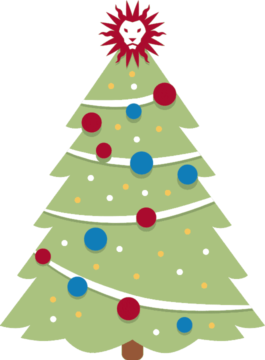 Christmas Tree Sticker by Loyola Marymount University