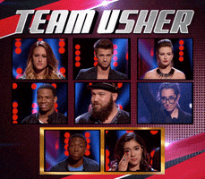 team usher c. perkins GIF by The Voice