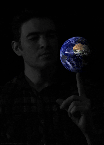 earth globe GIF by Head Like an Orange